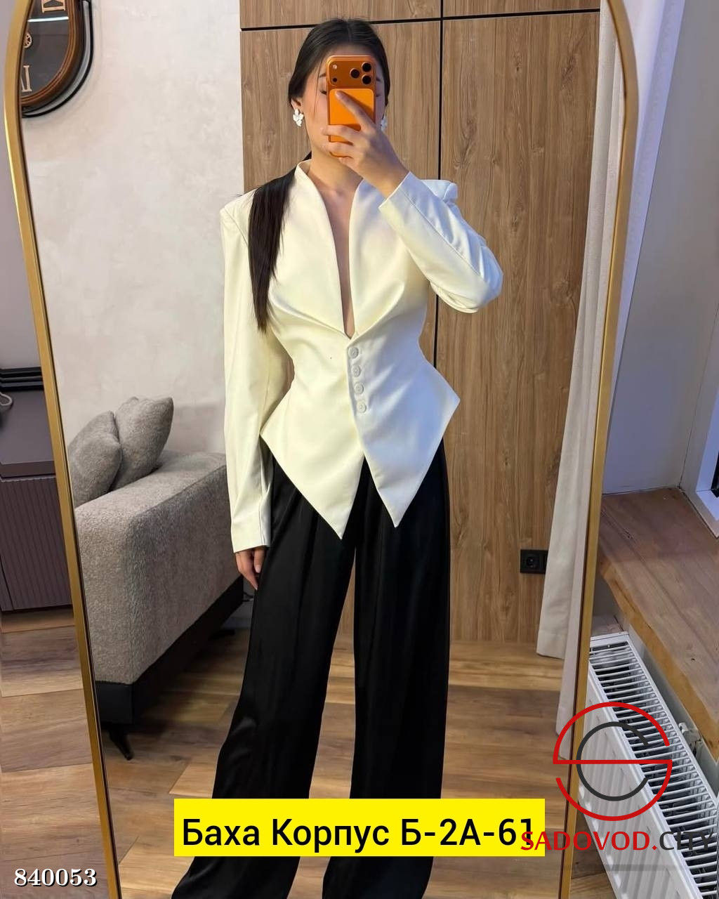 Пиджак женский сзади на завязках - Bruno фото 3