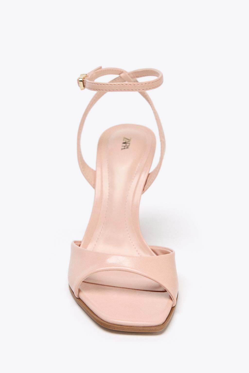 PATENT-FINISH HIGH-HEEL SANDALS - Zara фото 33