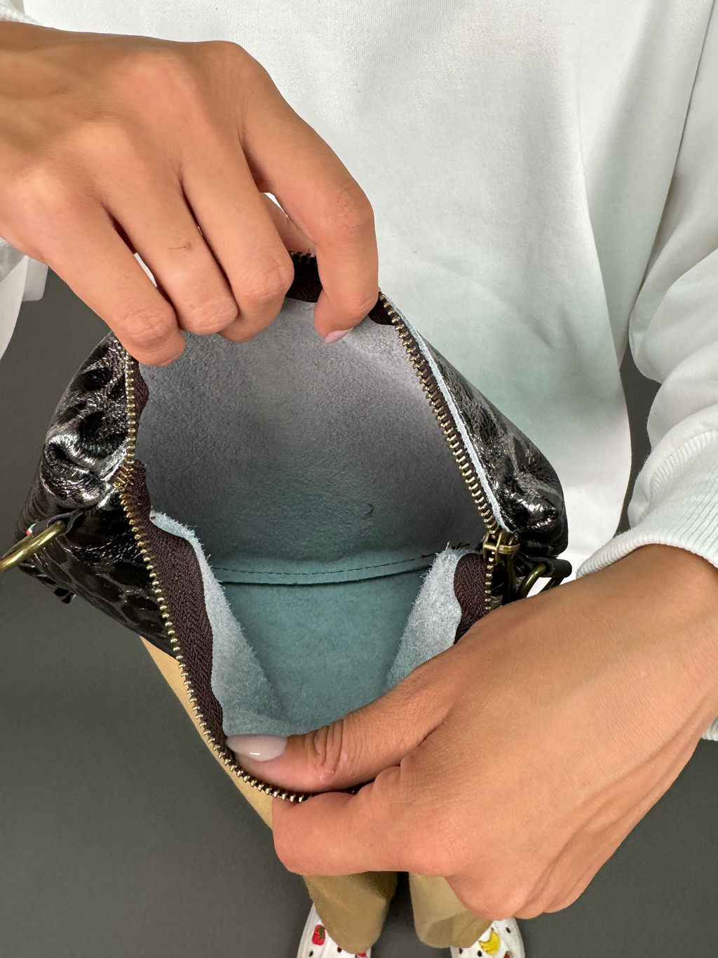 Сумка женская из телячьей кожи