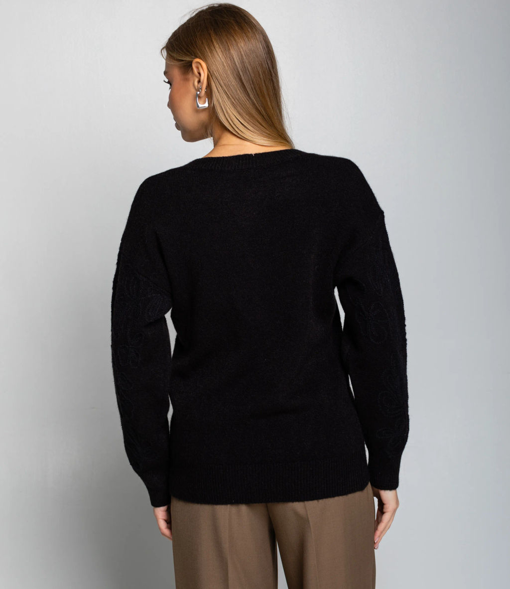 Джемпер #КТ828 (7), чёрный