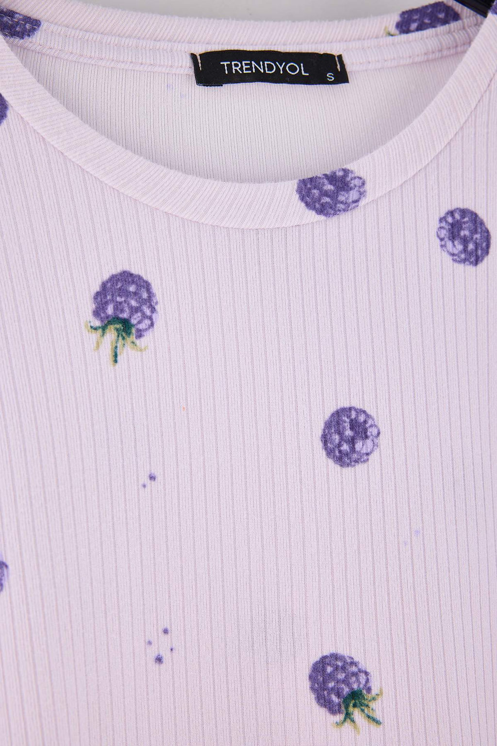 Lila Meyveli Fitilli _rme Pijama Tak_m_ THMAW27PT00053 - Trendyolmilla фото 2