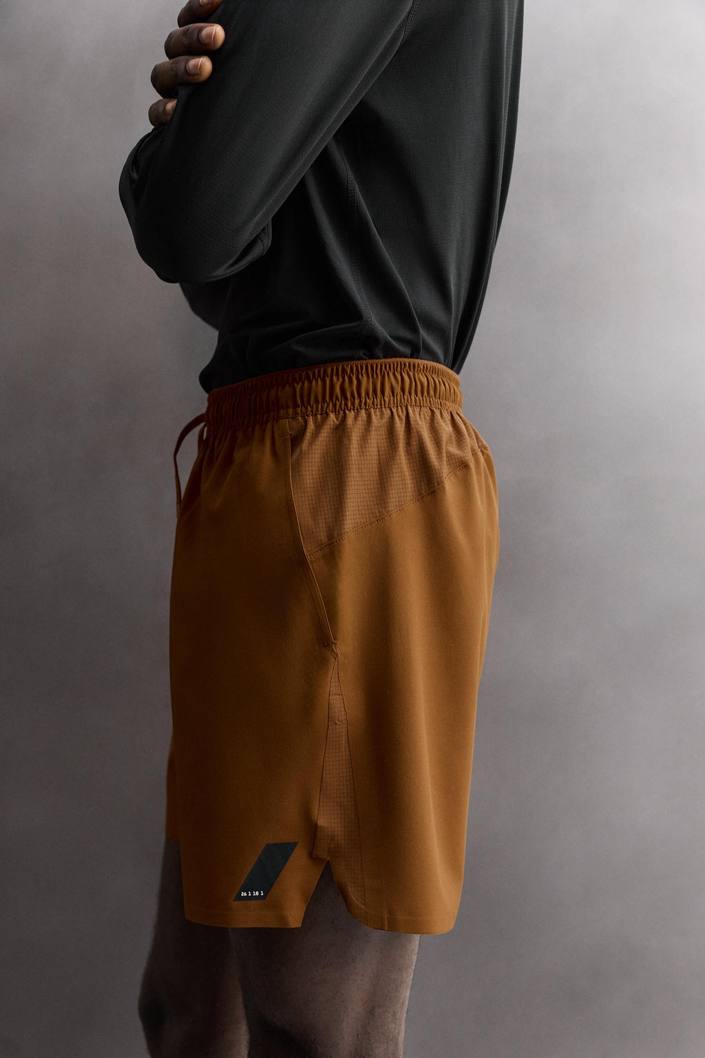 PANTALONES CORTOS B?SICOS ENTRENAMIENTO / Ocre - Zara фото 4