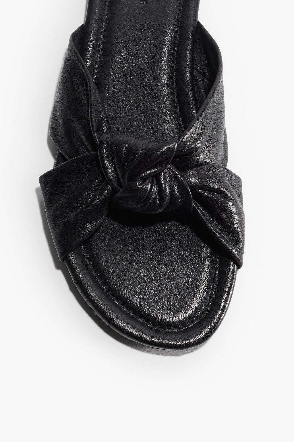 Sandalias de piel con nudo decorativo - H&m фото 3
