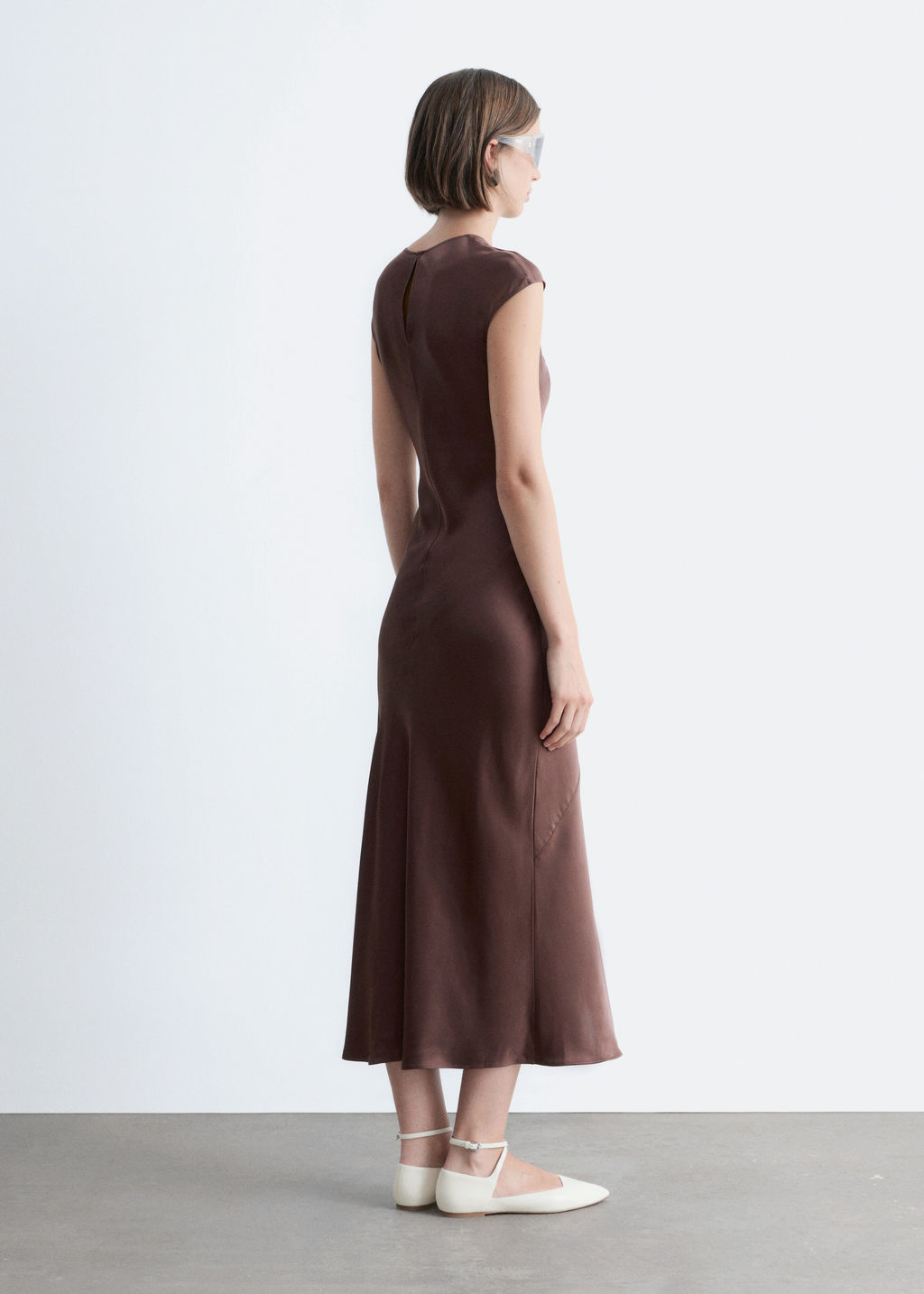 Maxivestido ajustado de sat?n - H&m фото 4