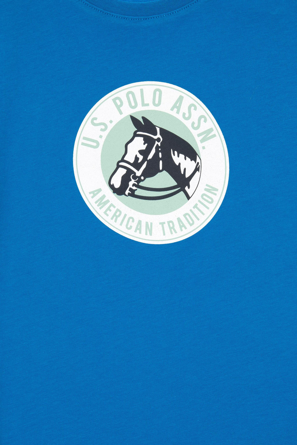 Erkek _ocuk Kobalt Oversize Bisiklet Yaka Ti__rt Sepette S_rpriz _ndirim - U.s. polo assn фото 3