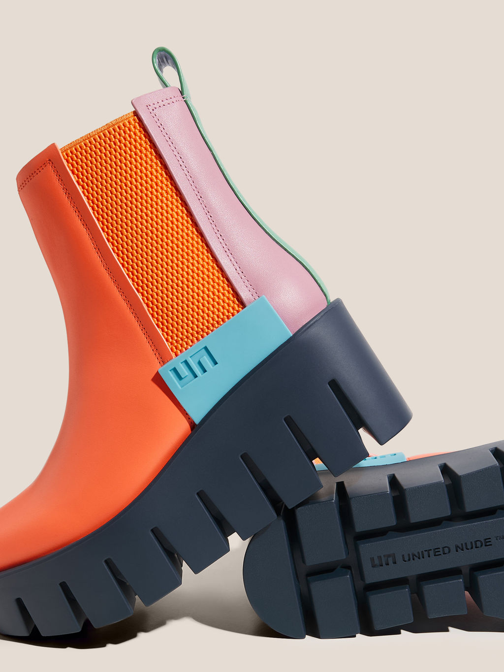 Ботильоны UNITED NUDE Grip Chelsea Lo IV Артикул 4637189, ярко-оранжевый