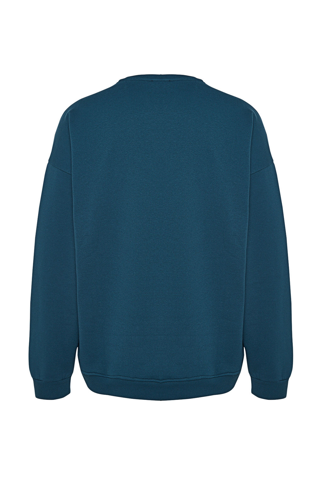 TRENDYOL MAN Gri Bisiklet Yaka Oversize/Genis Kesim Ici Polar/S?cak Tutan Dinozor Nak?s Sweatshirt TMNAW24SW00064 - Trendyolmilla фото 11