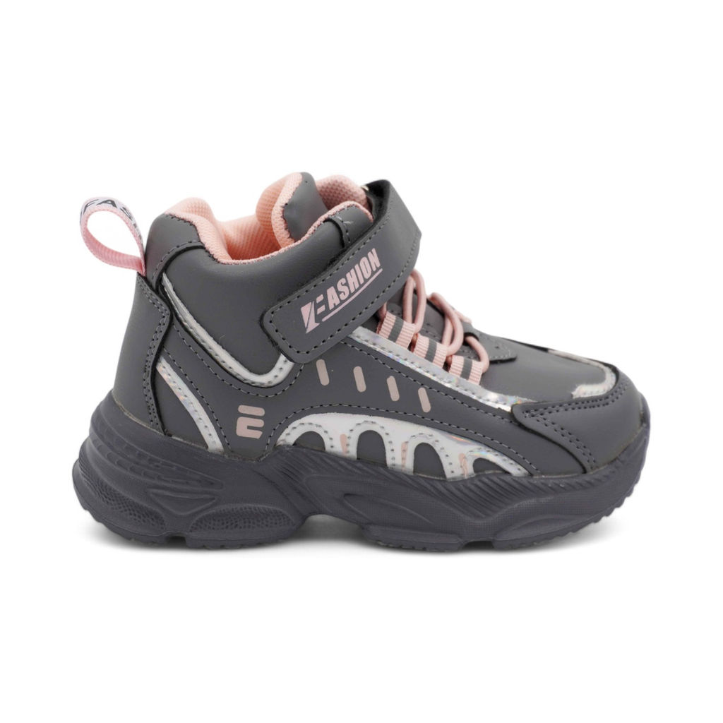 Кроссовки детские высокие В8985-15 серые - Sport фото 2