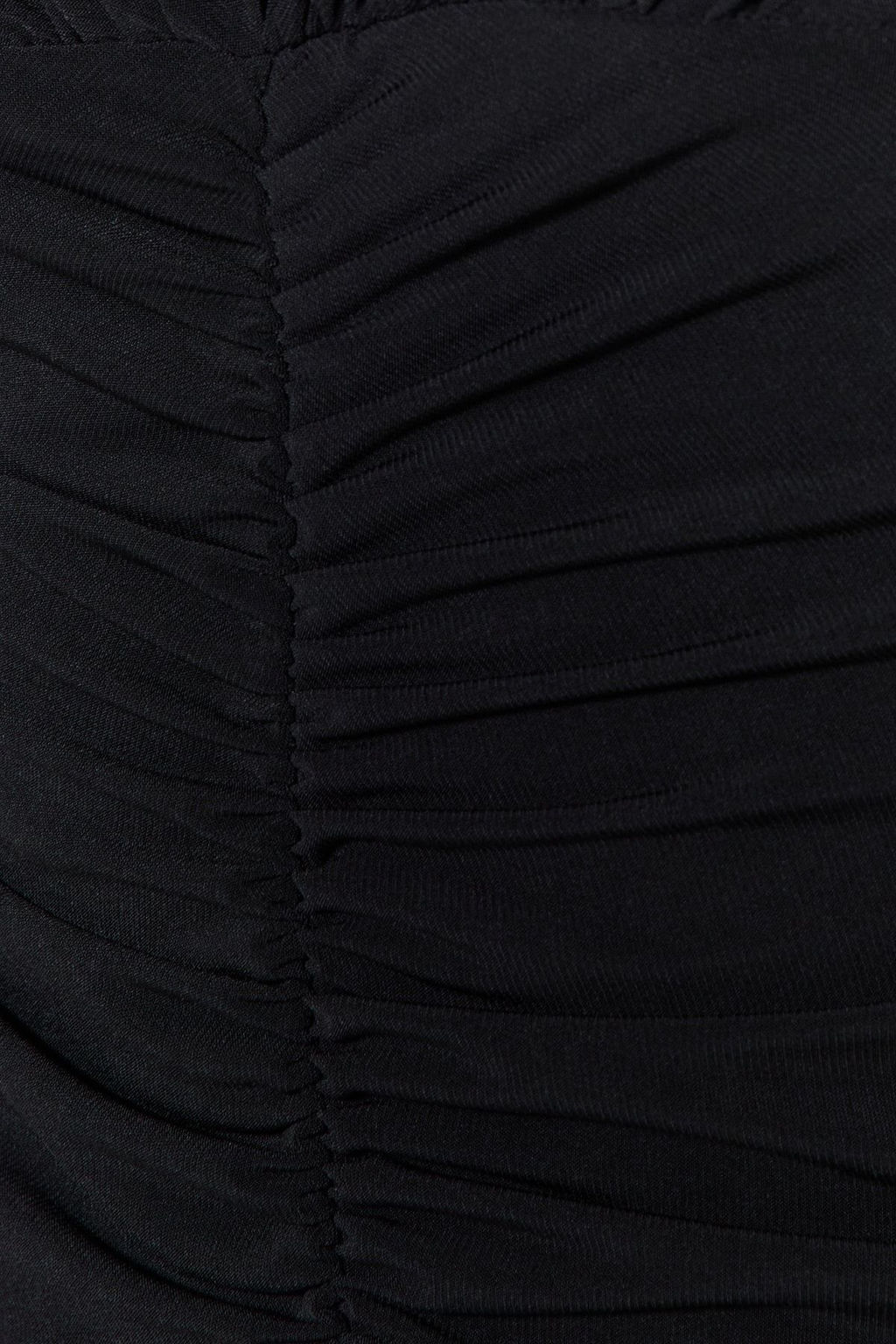 TRENDYOLMILLA Siyah Fitted/Vucuda Oturan Buzgu Detayl? Midi Esnek Orme Kalem Elbise TWOSS23EL00751  фото 9