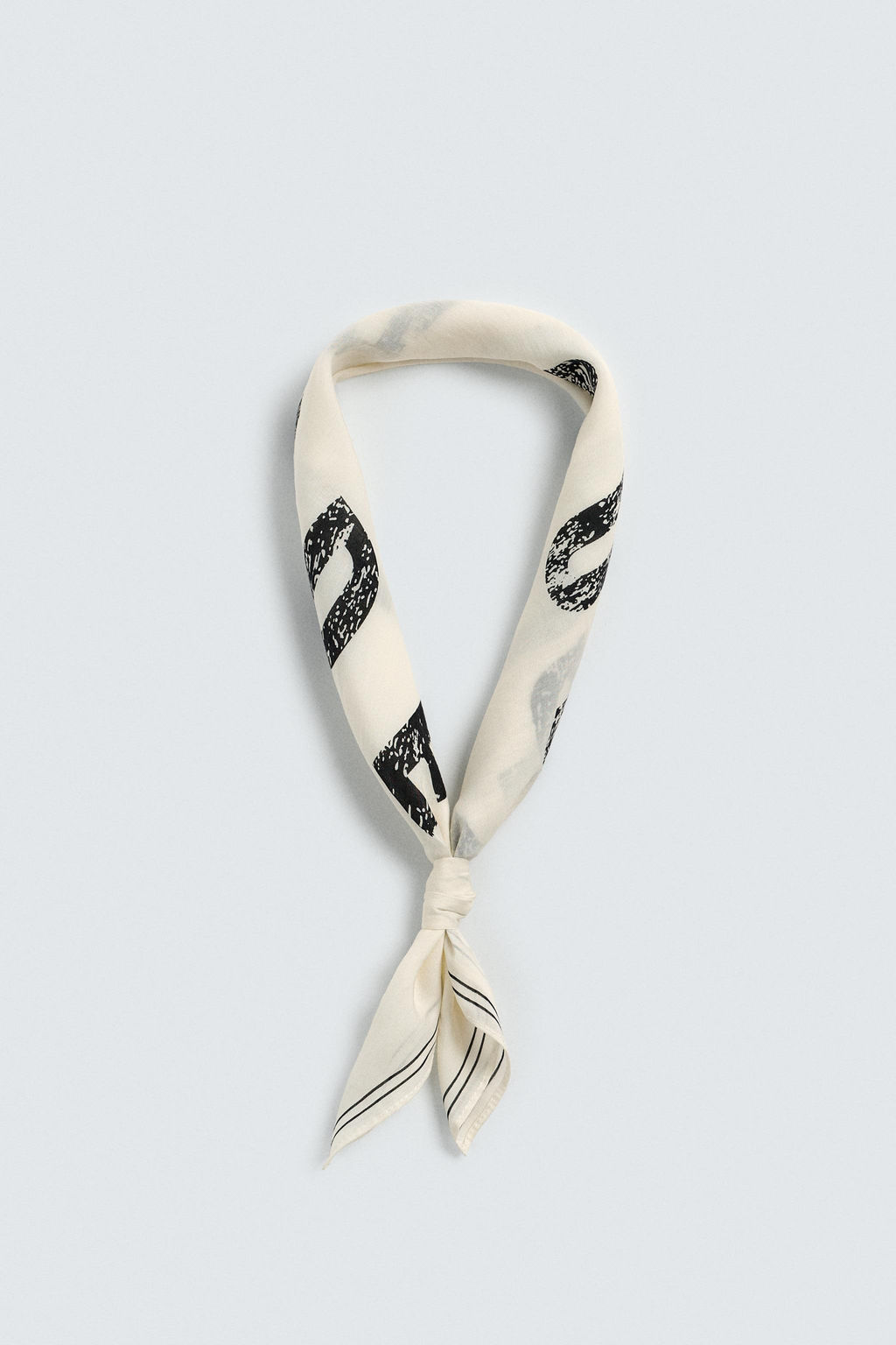 BANDANA ESTAMPADO TEXTO / Crudo - Zara фото 4