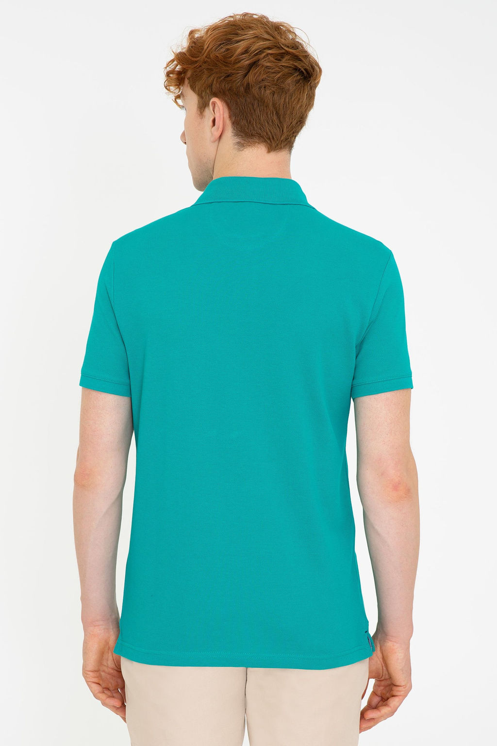U. S. Polo Assn / Мужская мятная базовая футболка - U.s. polo assn фото 3