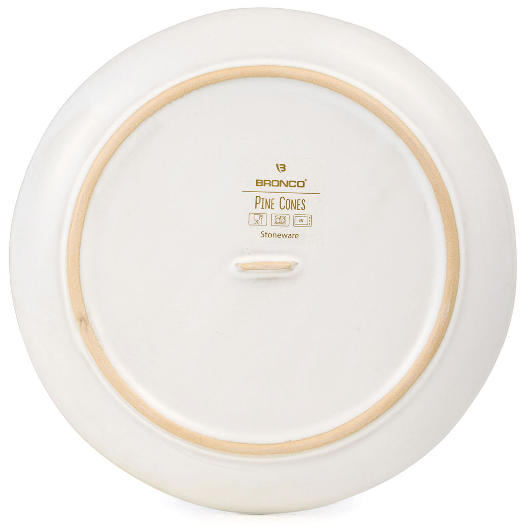 НАБОР ТАРЕЛКОК ЗАКУСОЧНЫХ КОЛЛЕКЦИЯ PINE CONES, 2 ШТ. / 20,7*2,5 СМ - Bronco фото 3