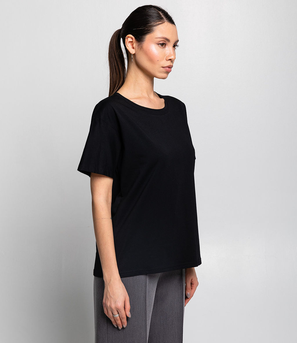 Футболка #КТ44 (6), чёрный - Dommod фото 2