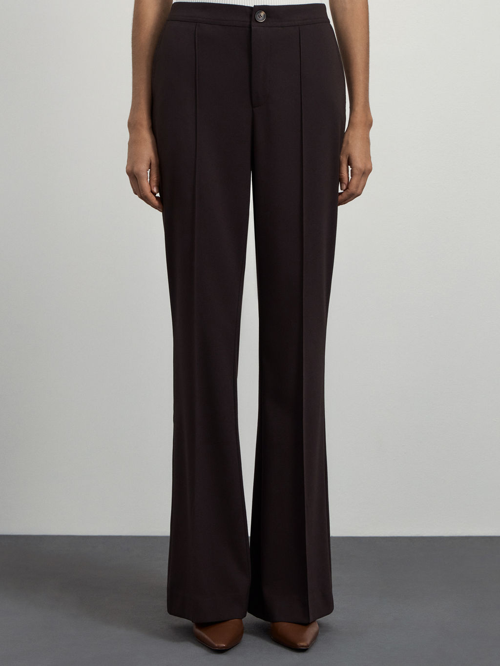 Брюки клеш из вискозы / Zarina  фото 2