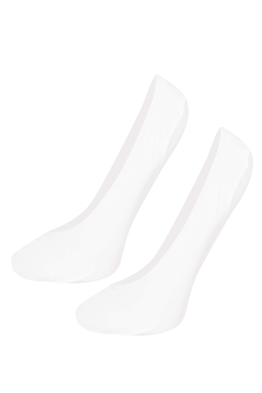 Kad?n Lazer Kesim 2li Microfiber Babet Corap - Defacto фото 4