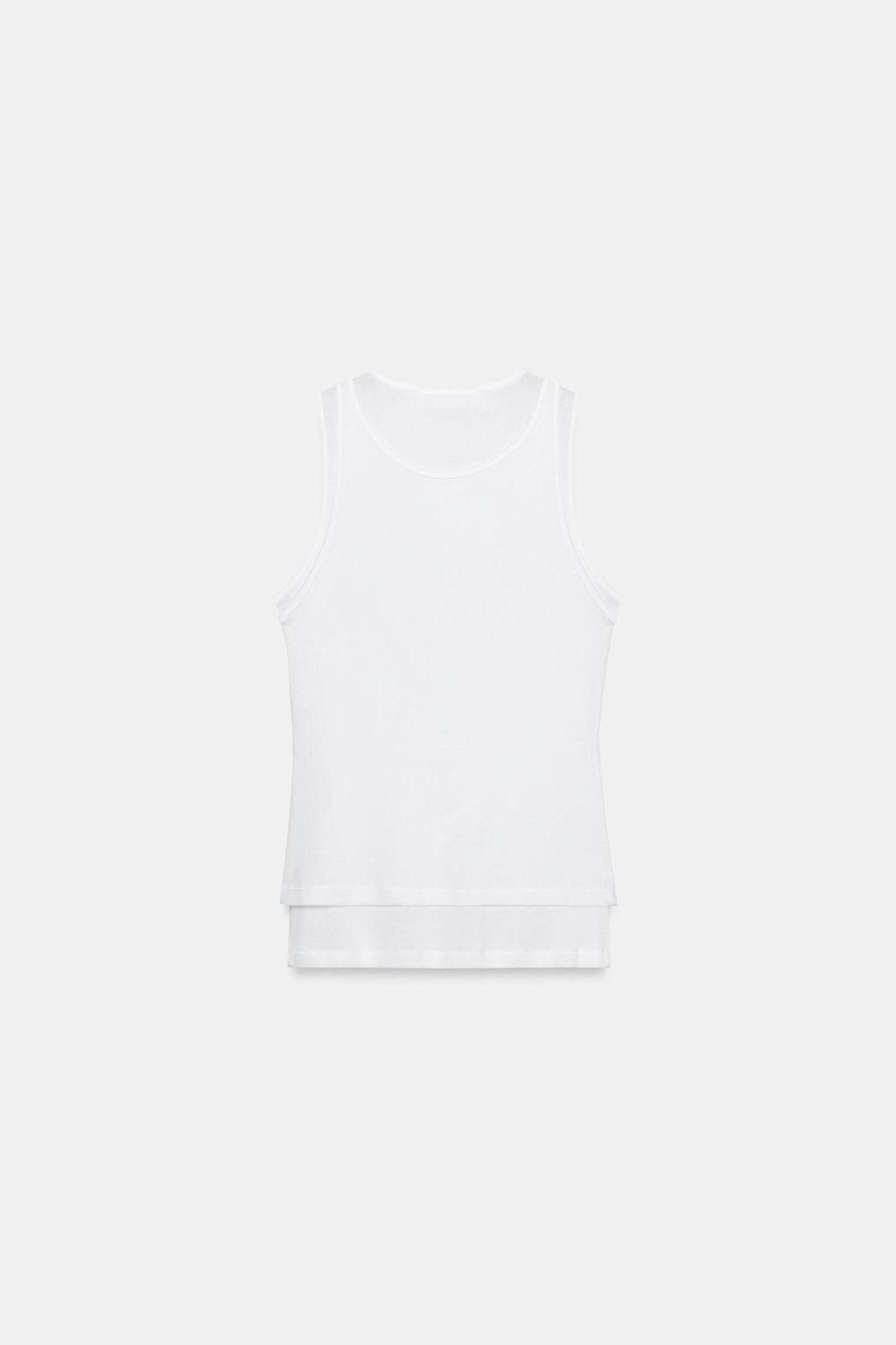 CAMISETA EFECTO DOBLE MANGA SISA / Crudo - Zara фото 6