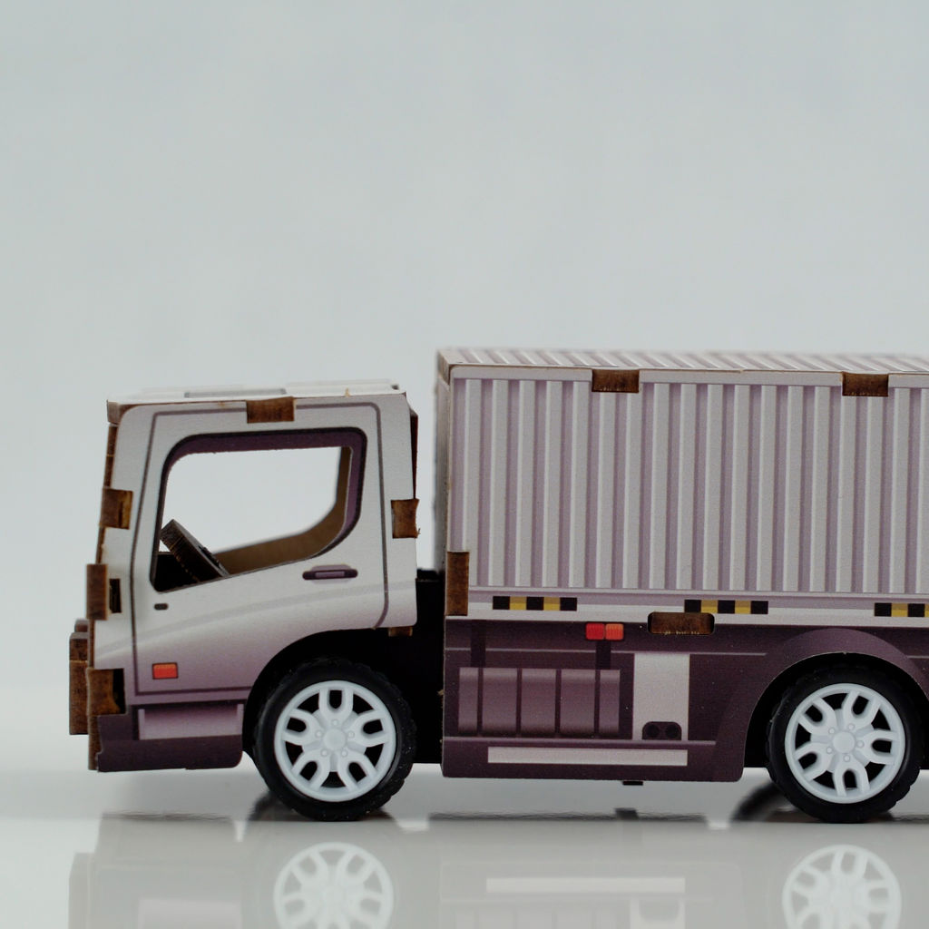 REZARK ROM-03 Серия Транспорт (мини) Пазл 3D 21 элемент. Грузовик