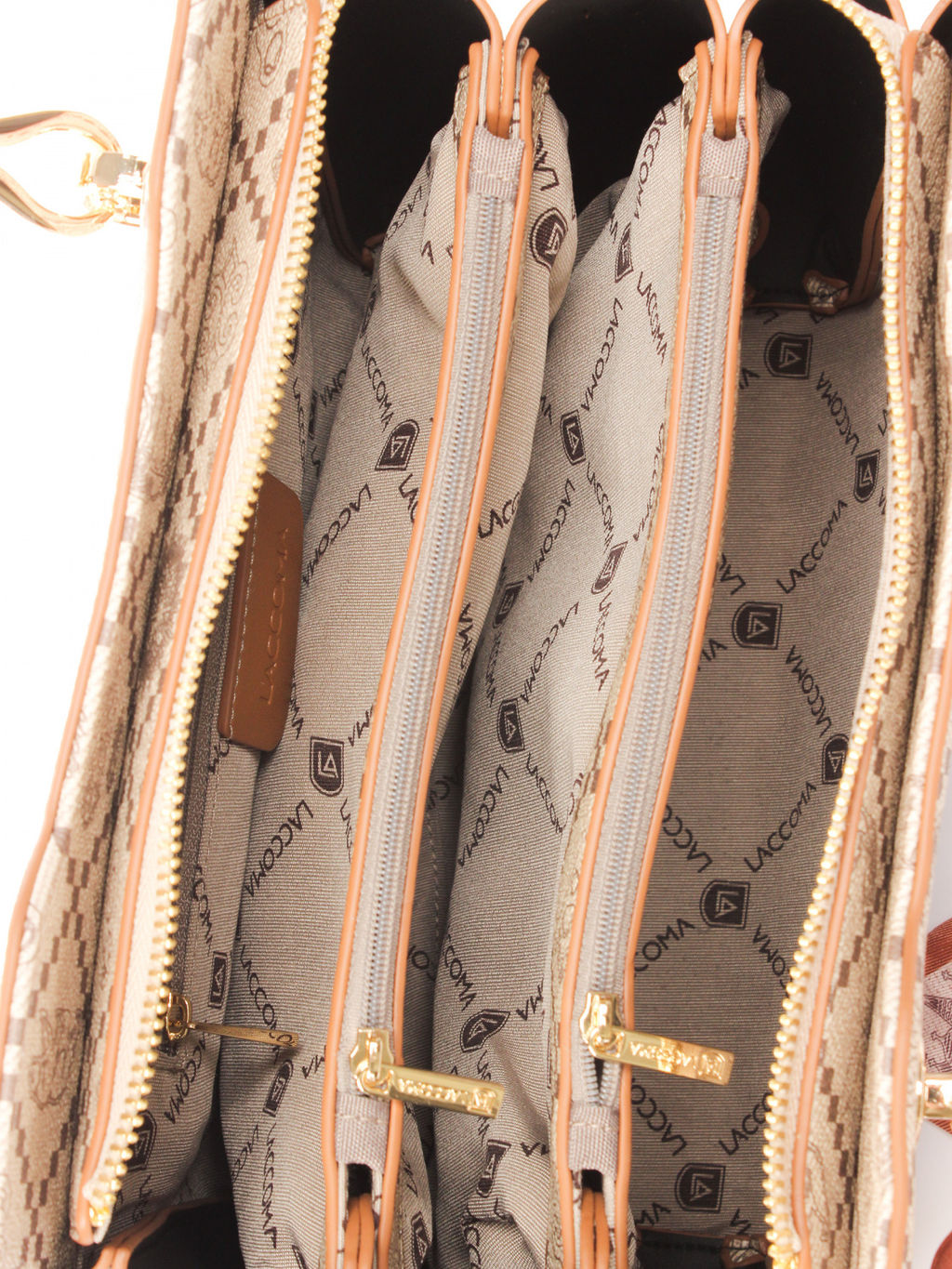 LACCOMA сумка АС552-Россия-бежевый эко кожа