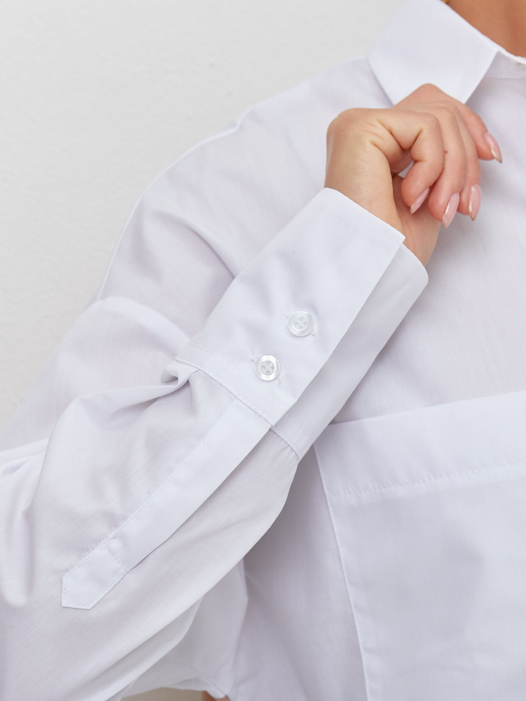 Блузка женская дл. рук. T-lab TL-BT-007TC-белый-бежевый  фото 4