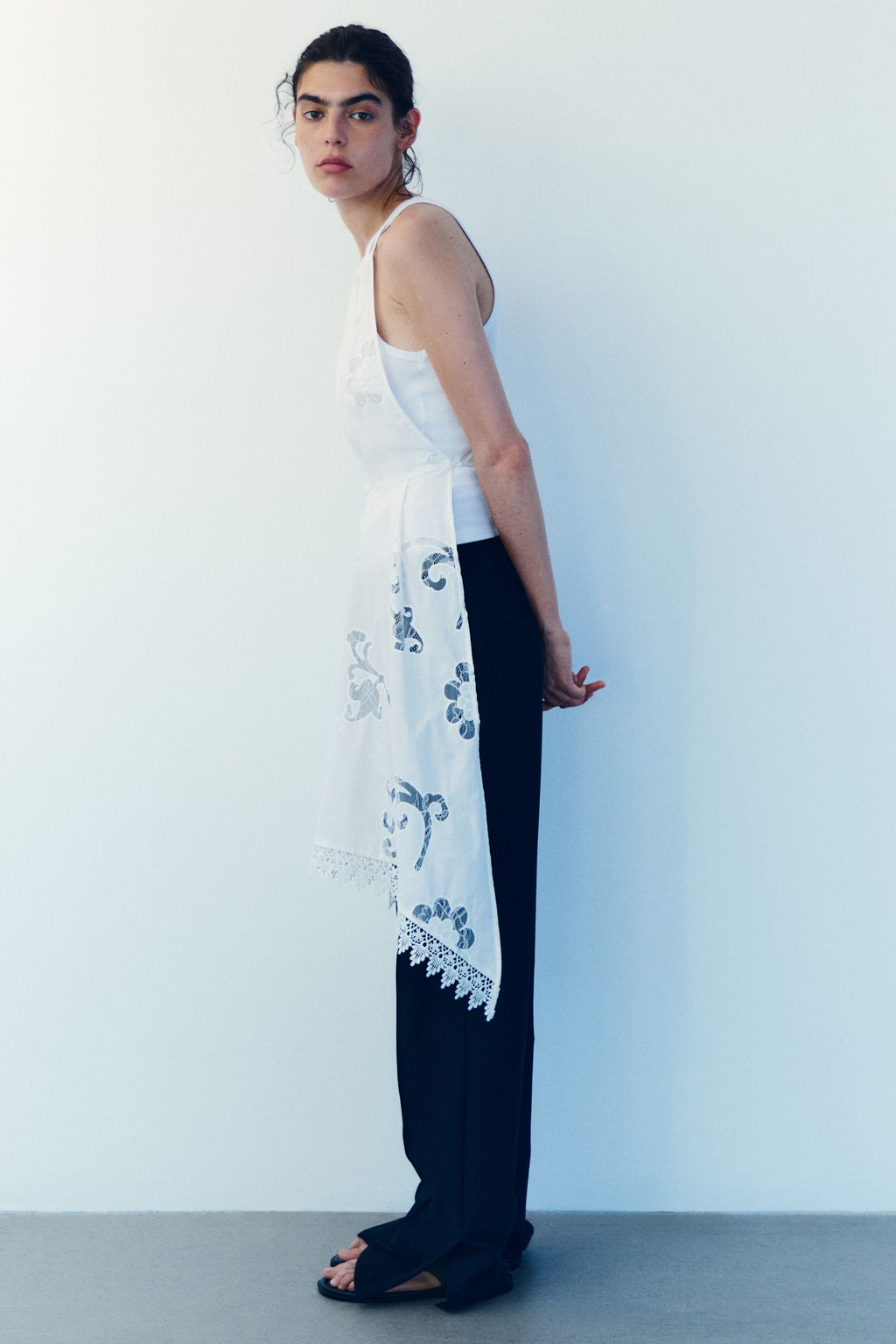Vestido de algod?n con bordado ingl?s - H&m фото 7