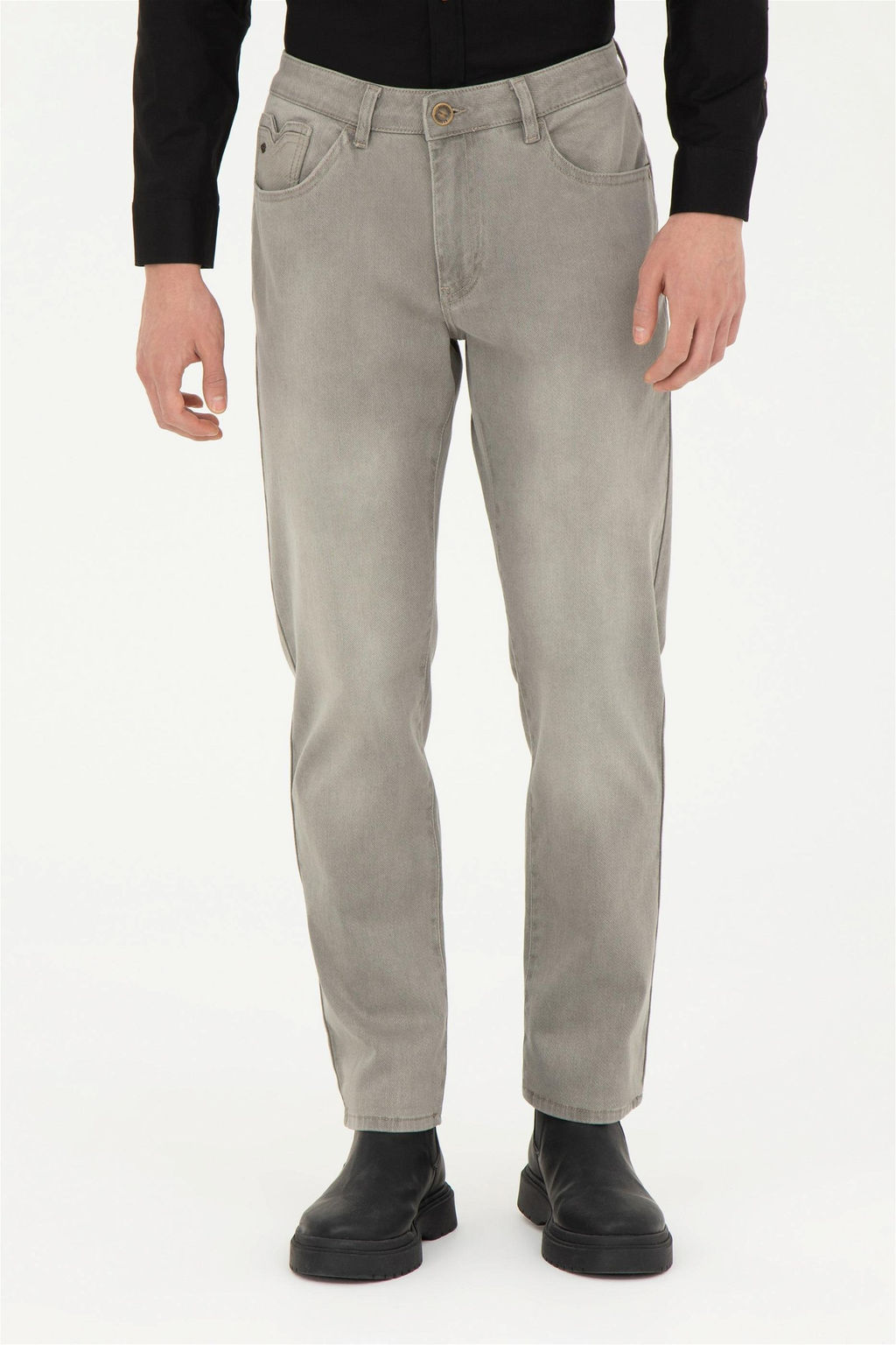 U. S. Polo Assn / Мужские серые джинсовые брюки - U.s. polo assn фото 2