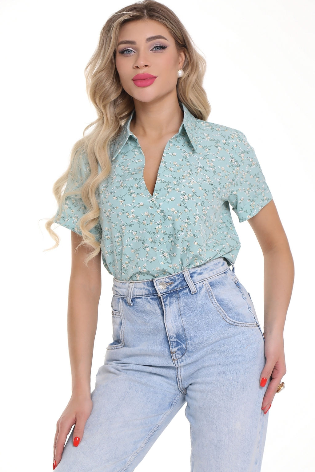 Блуза Хит лета (бирюза) - Diolche фото 2