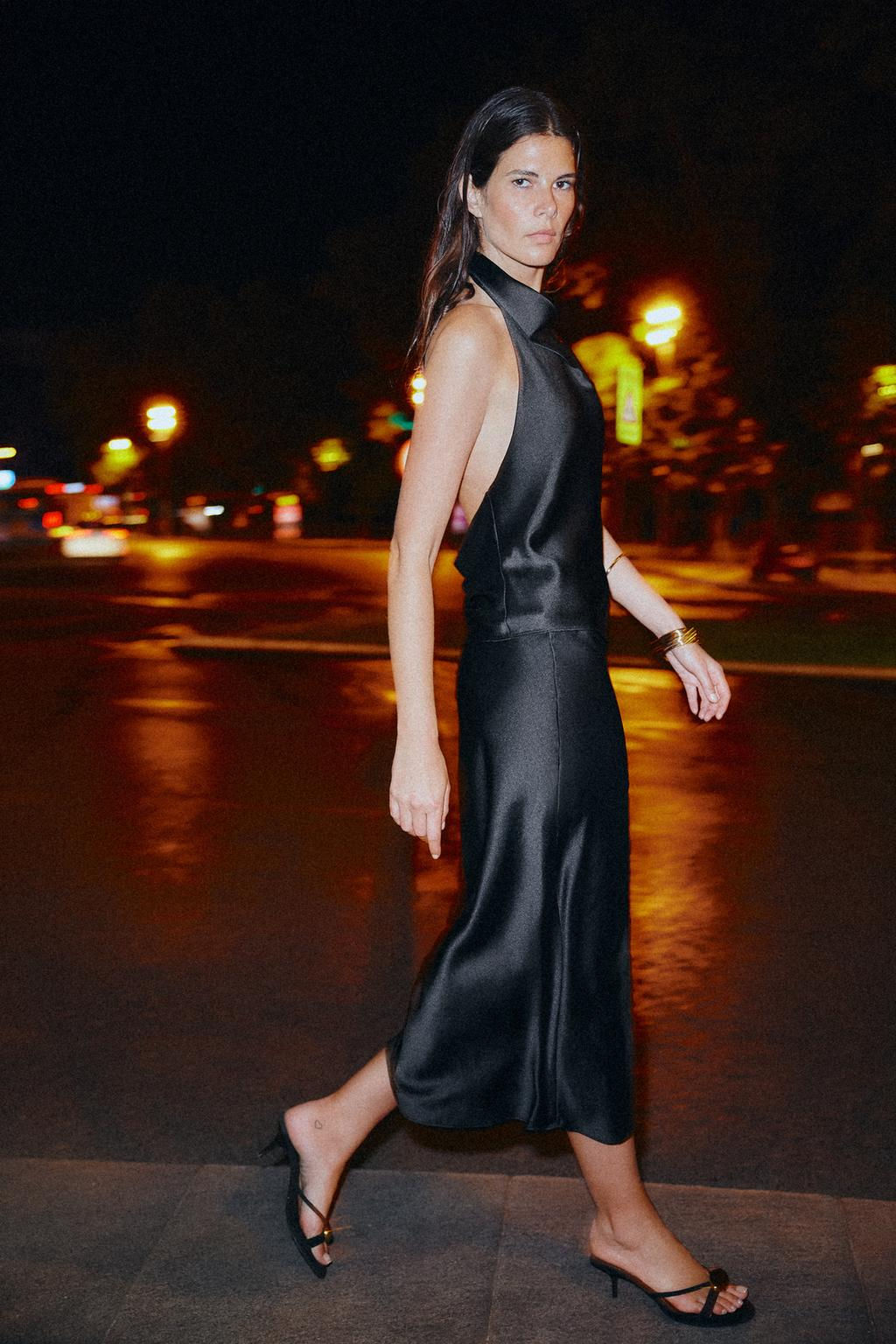 SATIN HALTER TOP - Zara фото 16