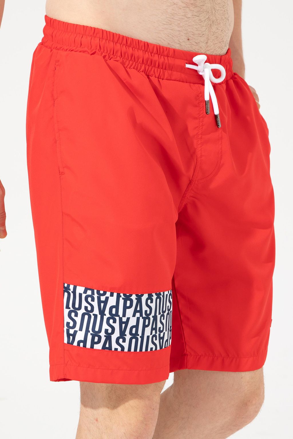 U. S. Polo Assn Мужские красные шорты для плавания - U.s. polo assn фото 3