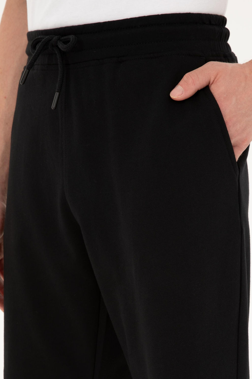 U. S. Polo Assn / Мужские черные трикотажные шорты - U.s. polo assn фото 5