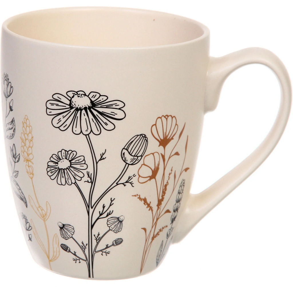 Цена за 2 шт. Кружка керамическая 380мл "Летнее настроение"