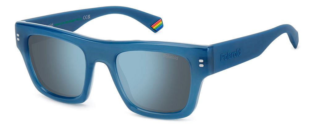 Солнцезащитные очки POLAROID PLD 6238/S/X Лазурный, мужские