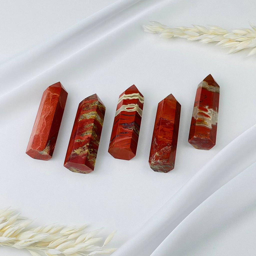 Кристалл из кирпичной Яшмы - Радуга самоцветов фото 3