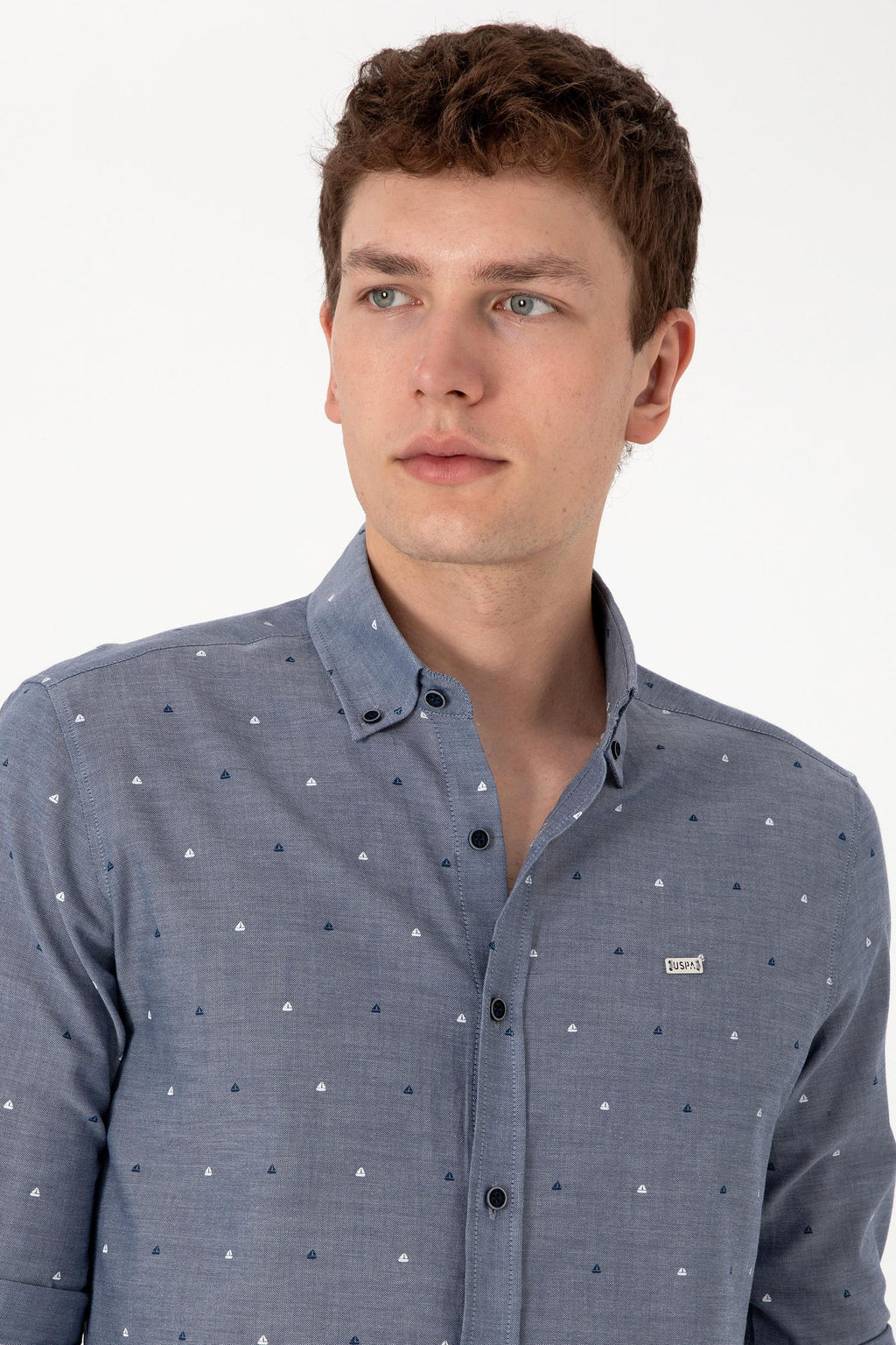 Erkek A__k Lacivert Uzun Kollu G_mlek Sepette S_rpriz _ndirim - U.s. polo assn фото 2