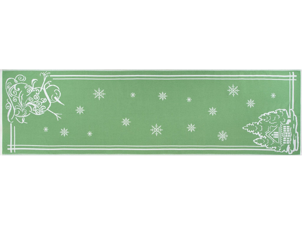 Полотенце 5с22.312ж1 Снеговик и домик2(ДТЭ травка) 50х180 см