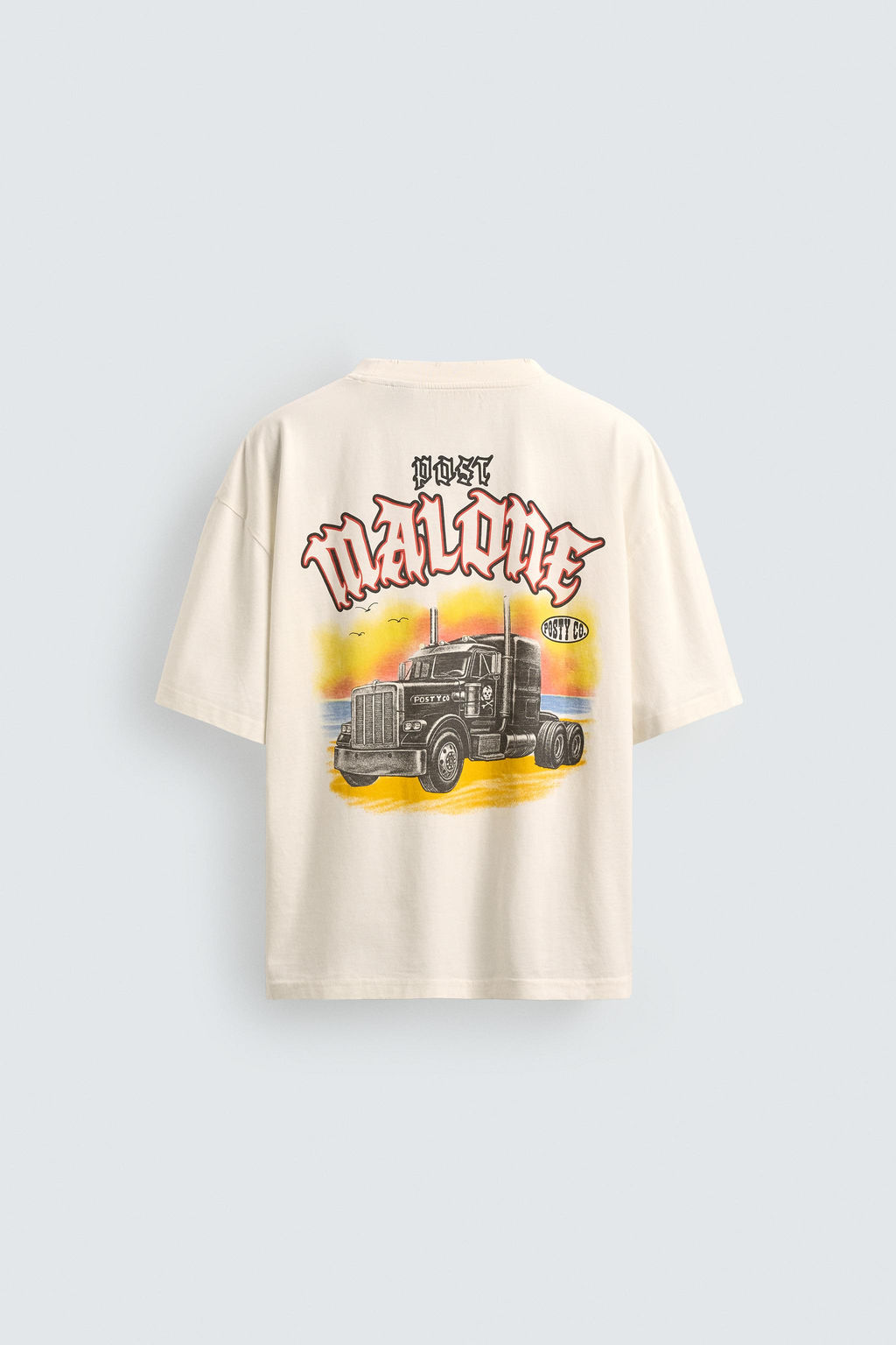 POST MALONE  GRAPHIC T-SHIRT - Zara фото 9