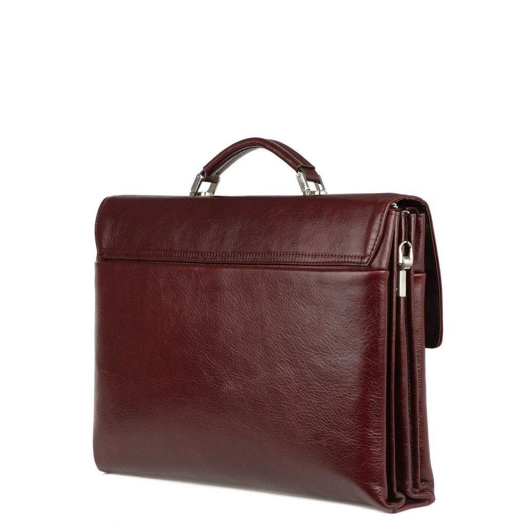 15-5590-1 brown, Мужской кожаный портфель, Barcelo Biagi