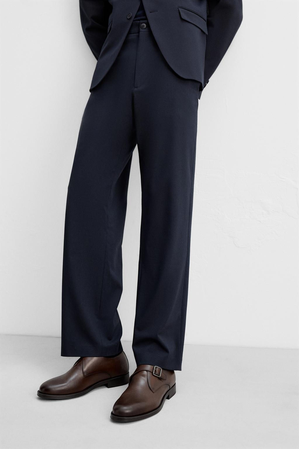 LEATHER BUCKLE SHOE - Zara фото 5