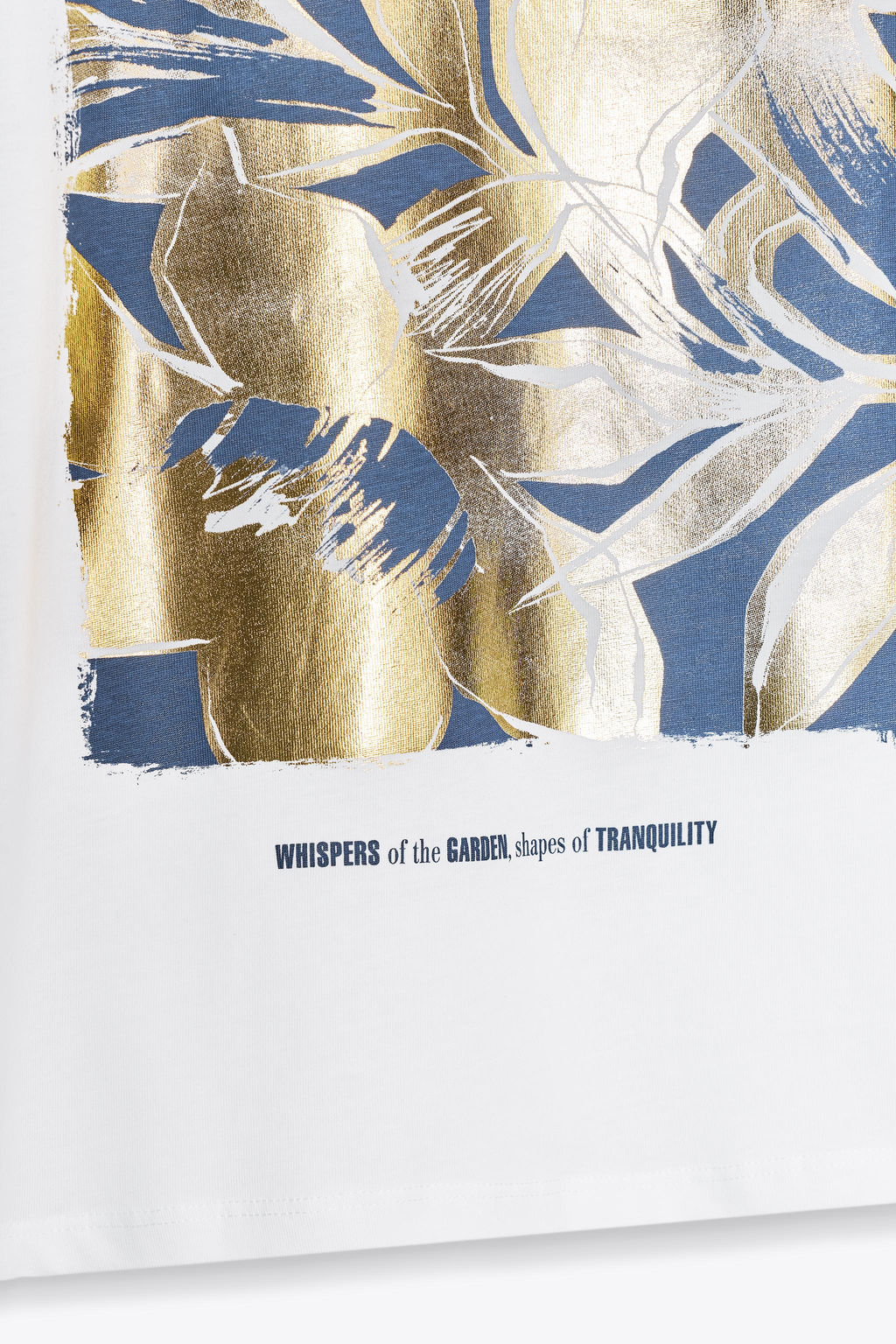 T-SHIRT WITH METALLIC PRINT - Zara фото 15