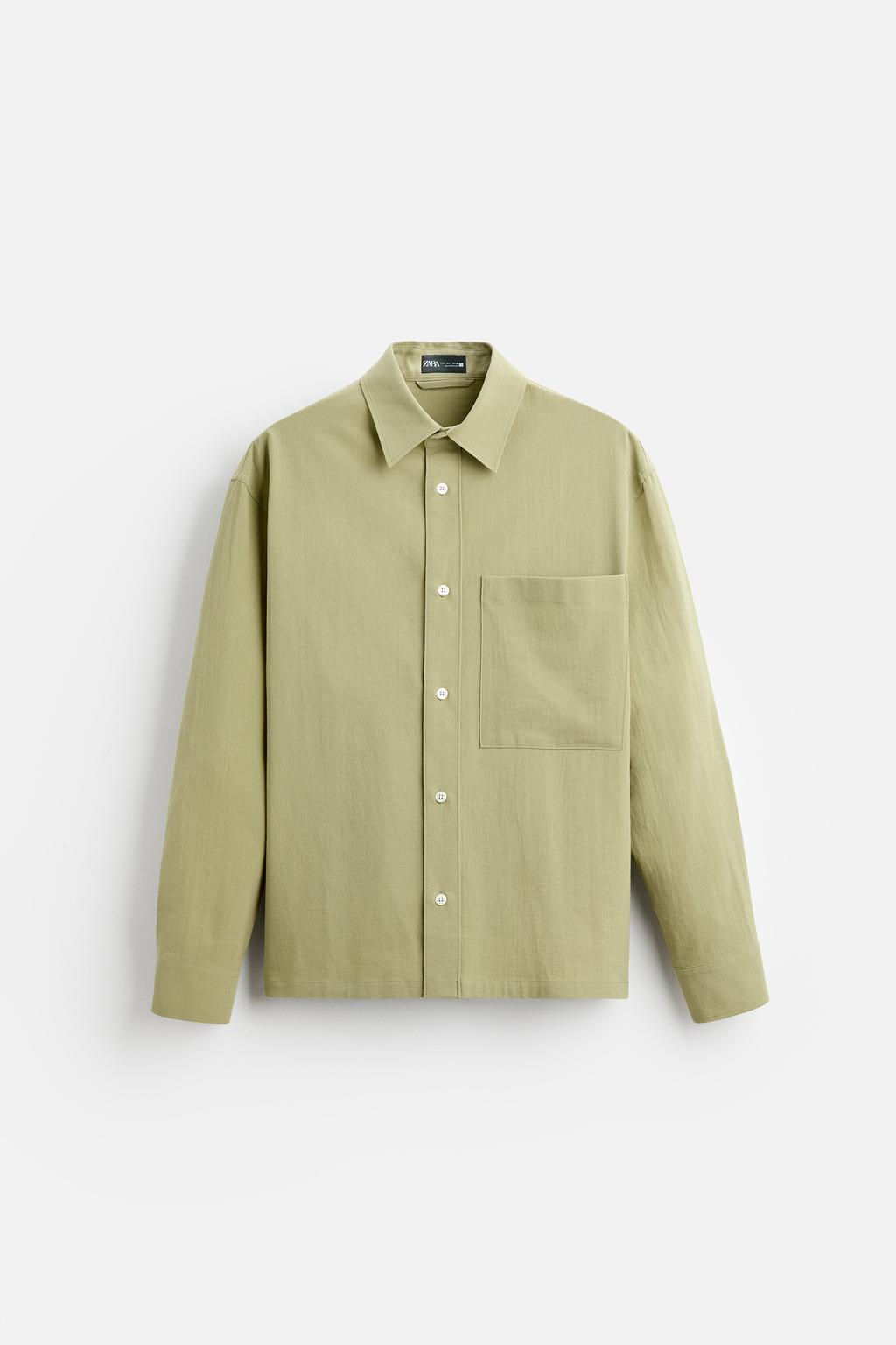 TEXTURED RELAXED FIT SHIRT - Zara фото 14