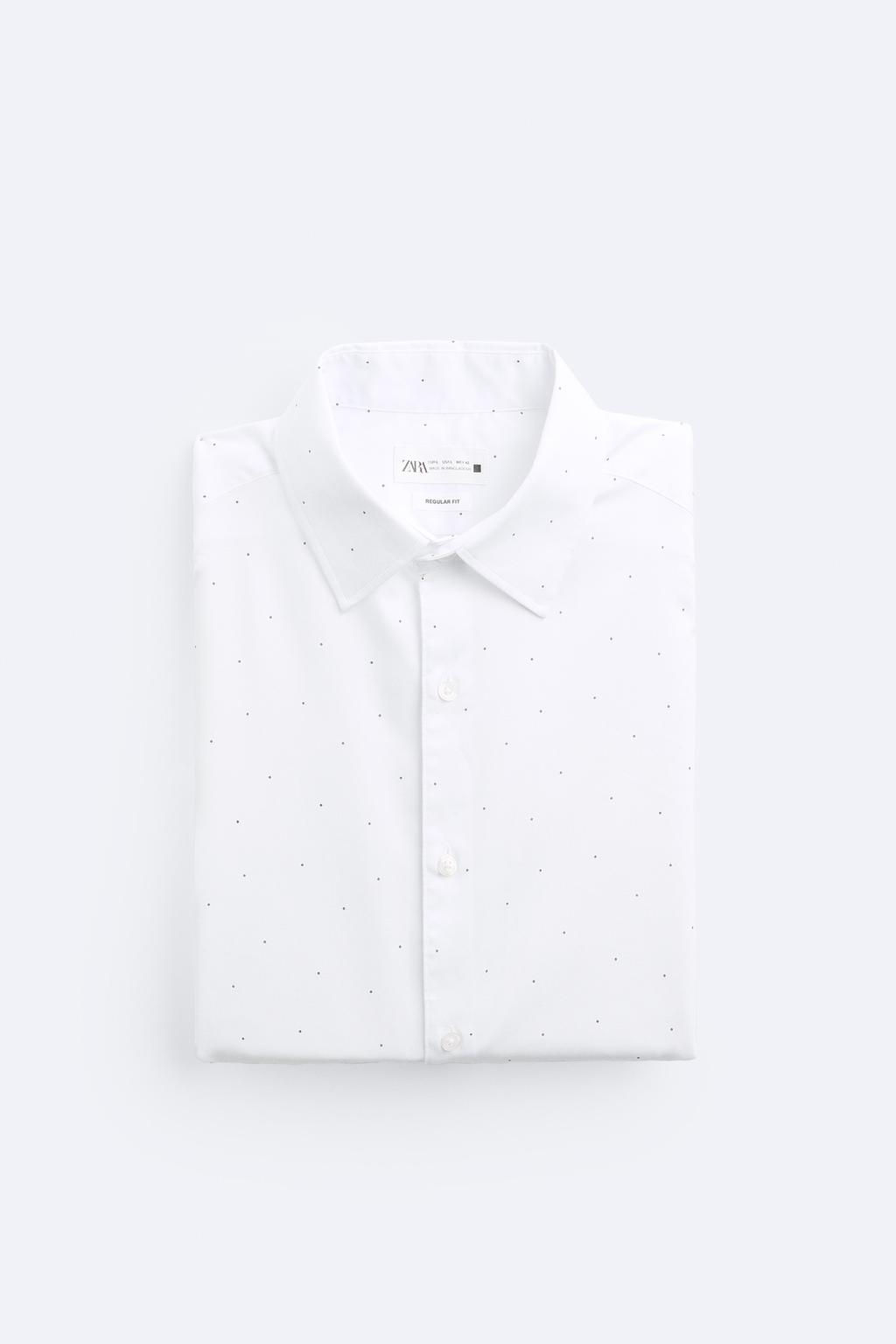 DOKULU EASY CARE DESENLI GOMLEK - Zara фото 9
