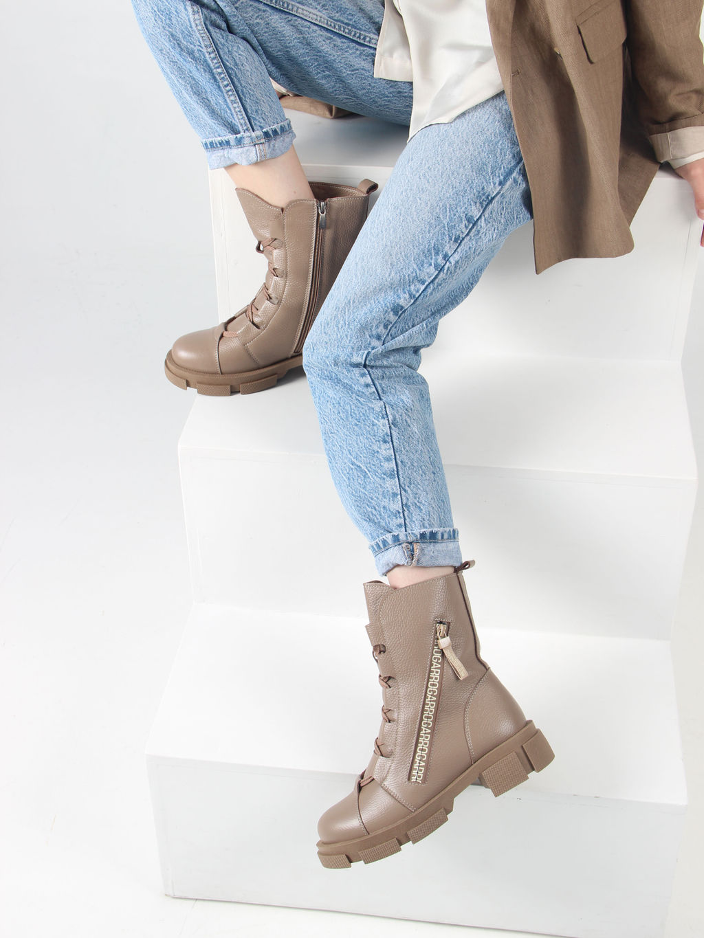 Ботинки 418.21074nut.cocoa flotter/шерсть