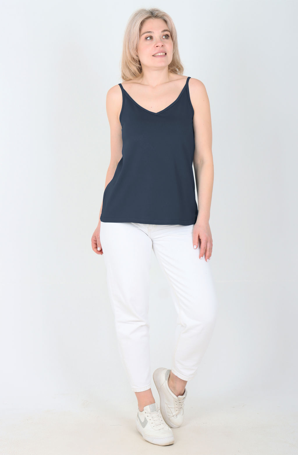 Майка Марсель Ф-111 (42-52) кулирка с лайкрой - Лотос фото 10