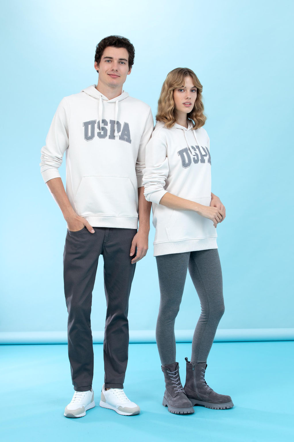 U. S. Polo Assn Базовая толстовка с капюшоном Stone (унисекс) - U.s. polo assn фото 16