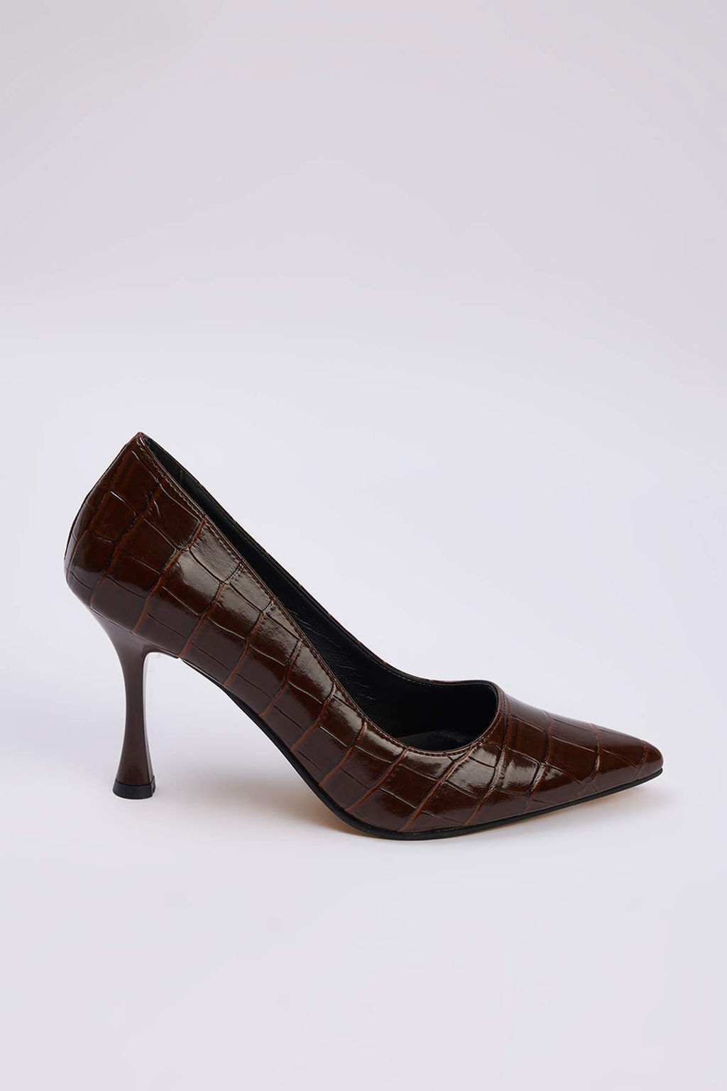 Siyah Kroko Desenli Sivri Burun Kad?n Klasik Ince Topuklu Stiletto Ayakkab?
TAKAW26TO00001 - Trendyolmilla фото 10
