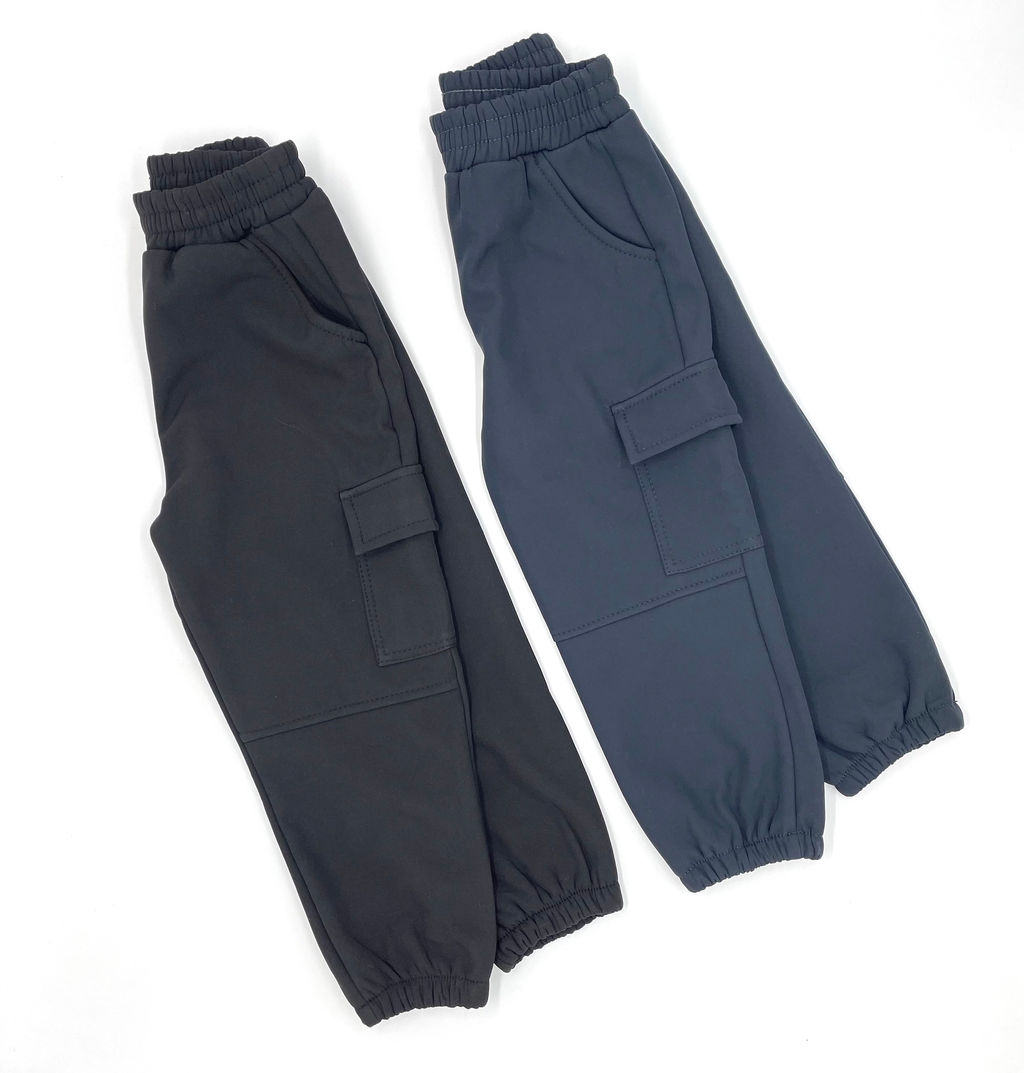 Детские брюки Softshell для девочки и мальчика TED 040 черный - Caimano фото 9