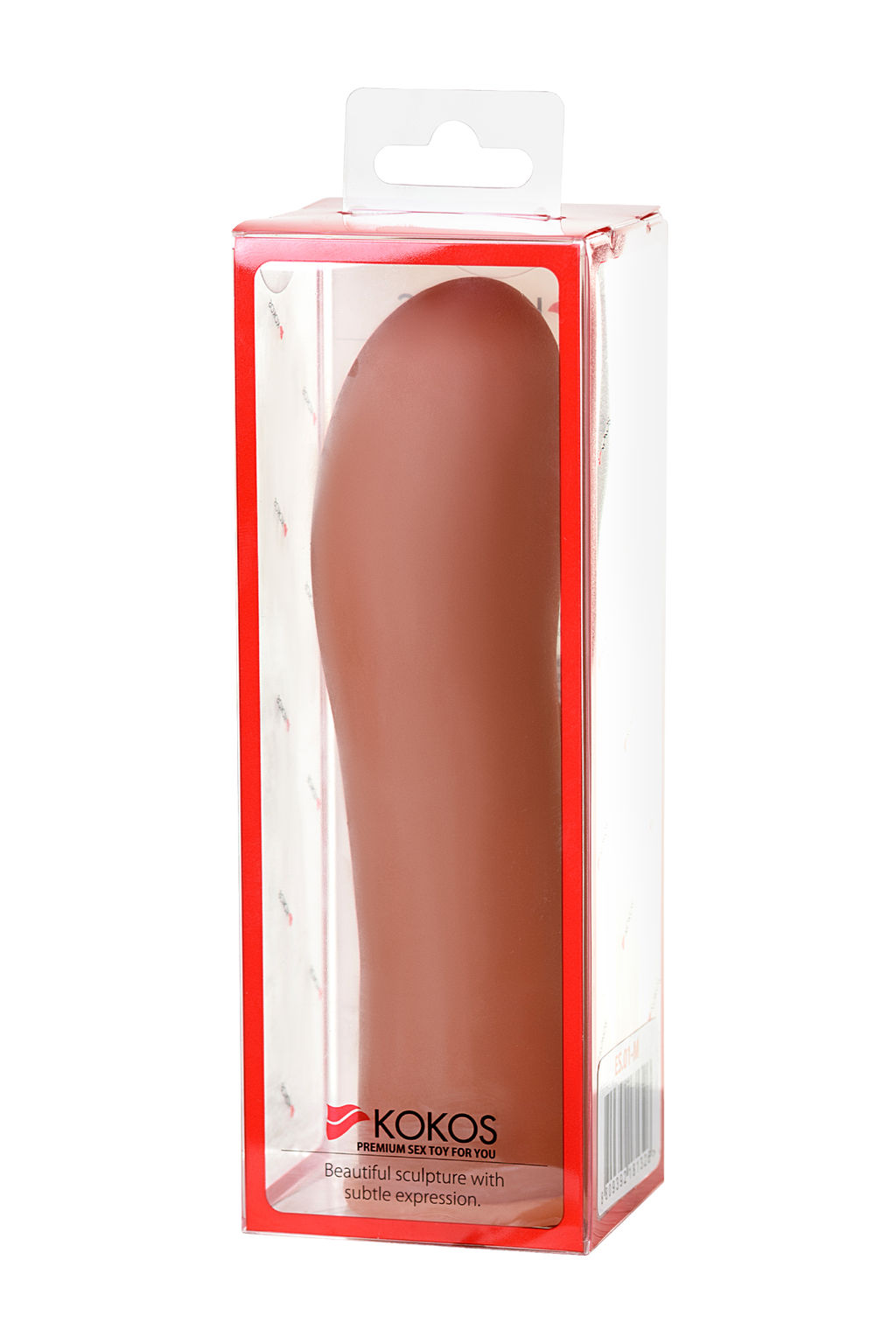 Насадка KOKOS реалистичная с имитацией пирсинга, TPE, телесная, 14.7 см  фото 6