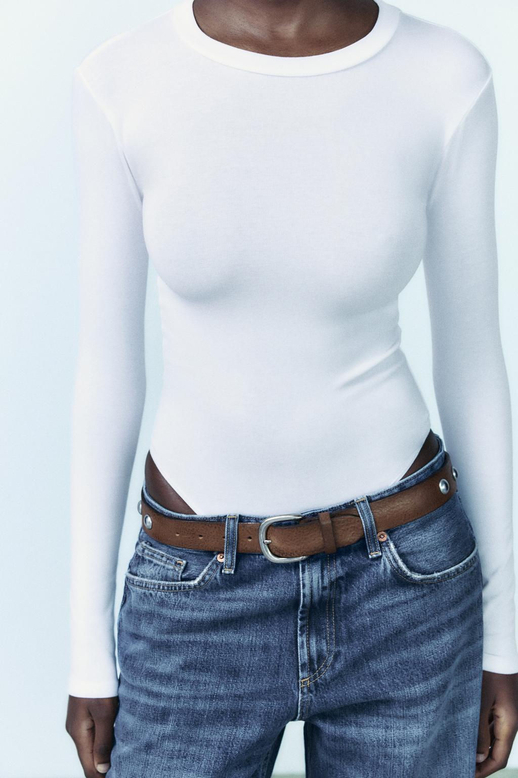 COTTON MODAL BODYSUIT - Zara фото 4