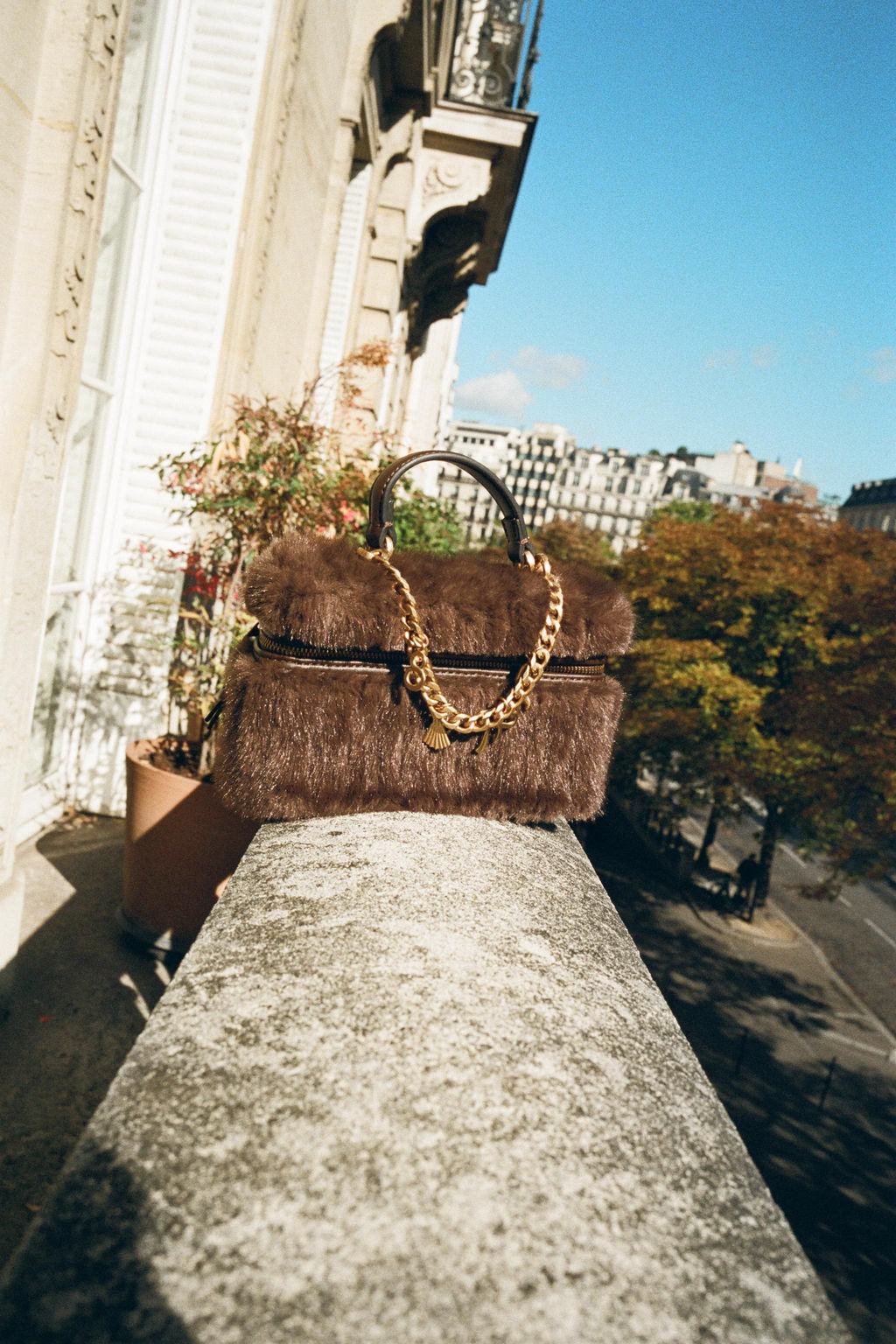 FAUX FUR RIGID BAG - Zara фото 2