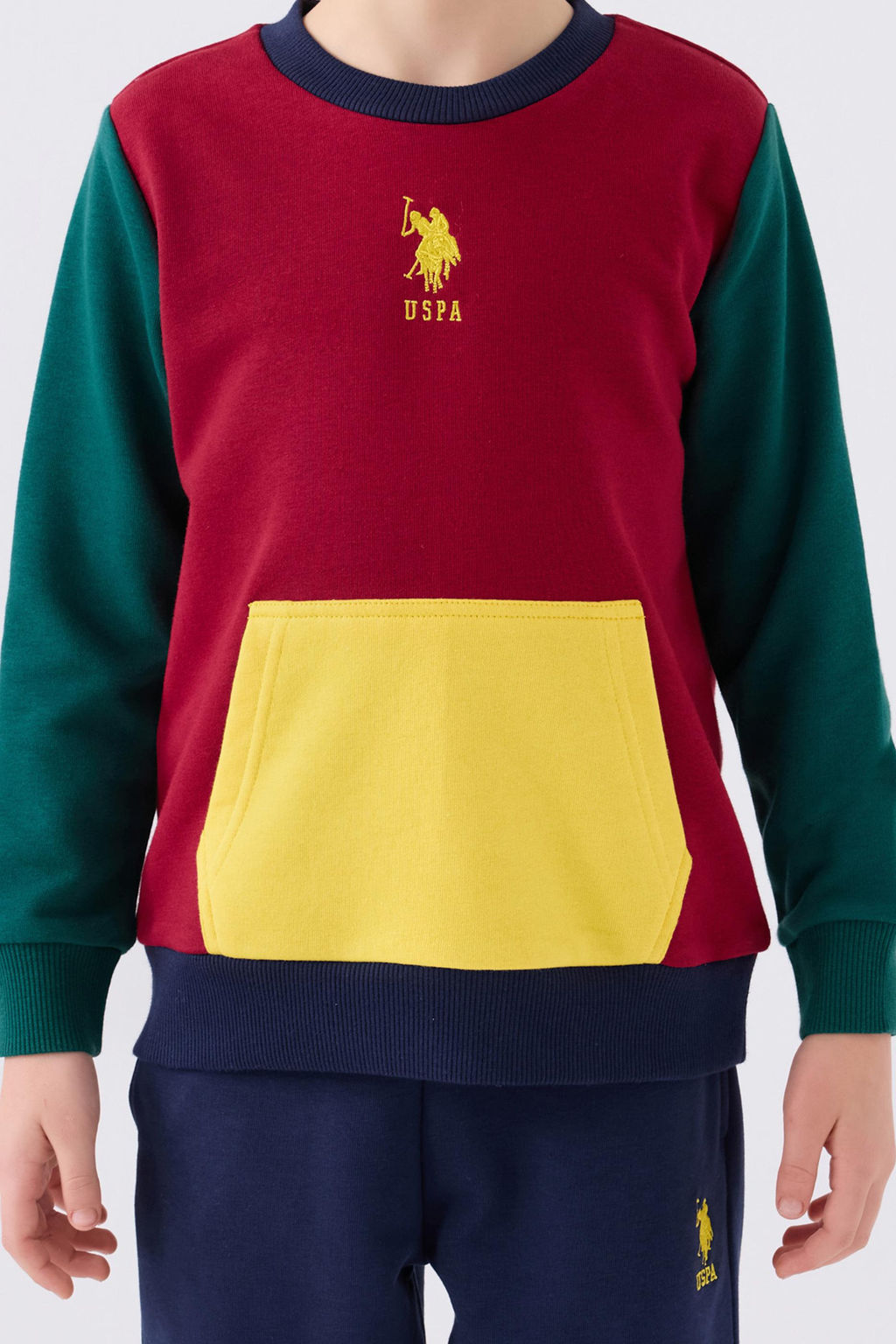 Erkek _ocuk Bordo Pijama Tak_m_ Sepette S_rpriz _ndirim - U.s. polo assn фото 5