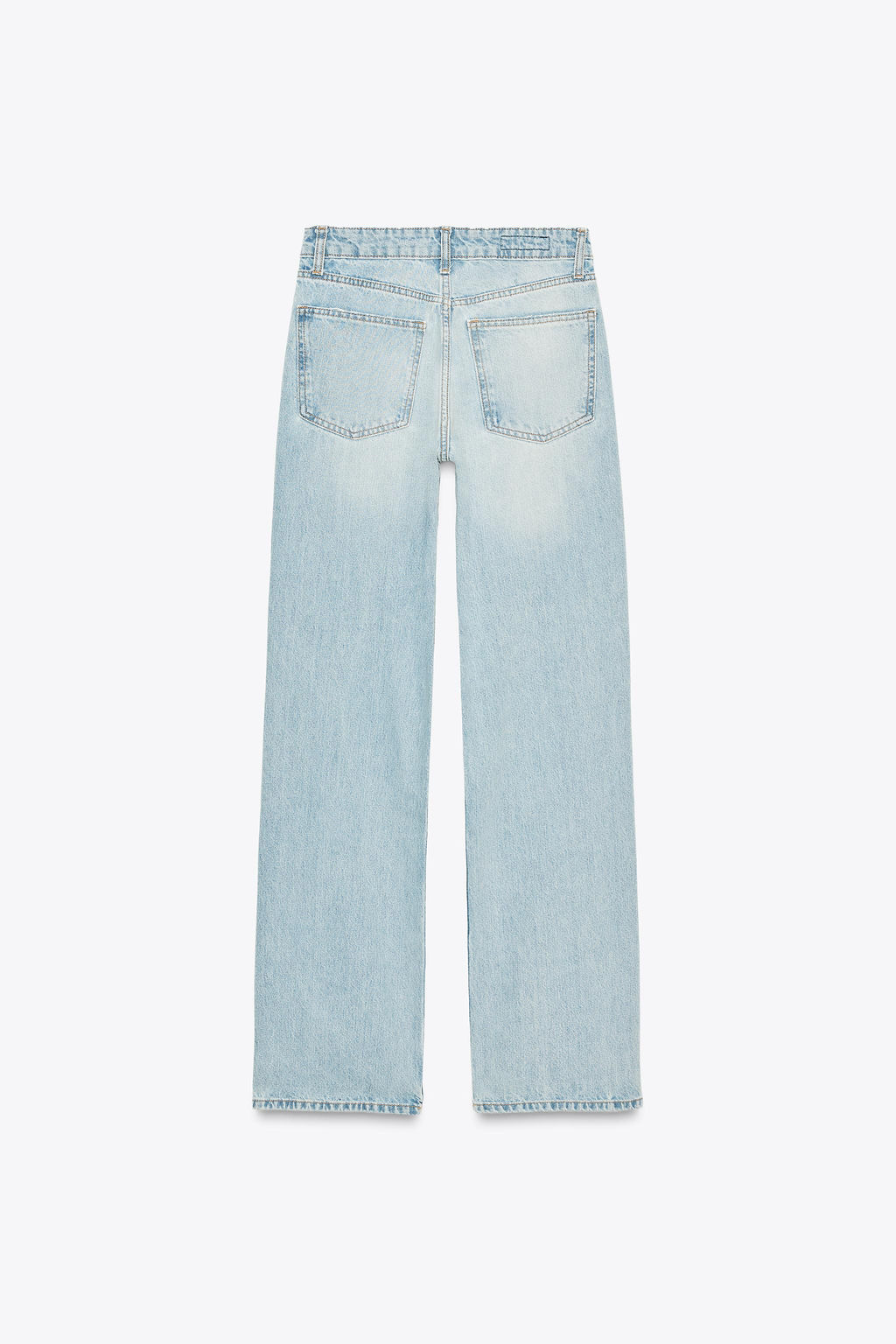 MID-RISE WIDE-LEG TRF JEANS - Zara фото 7